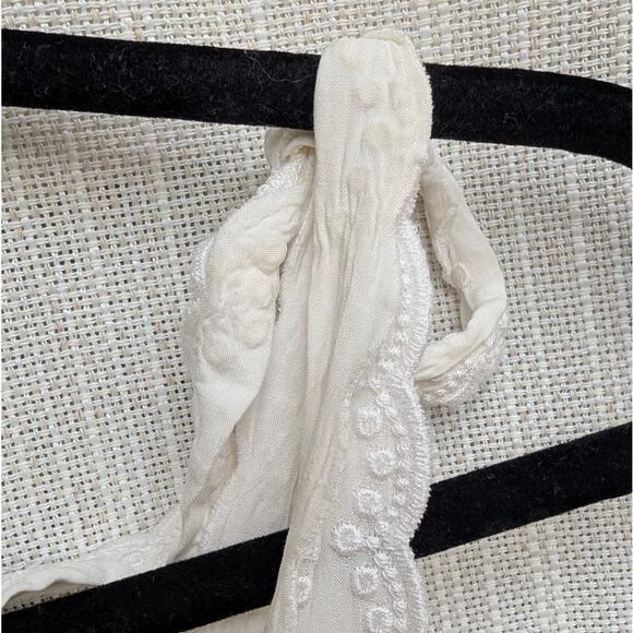 Sézane Sezane Elia Dress Womens 38/ M Ecru Boho Sleeveless Tiered Midi Maxi - Picture 7 of 12